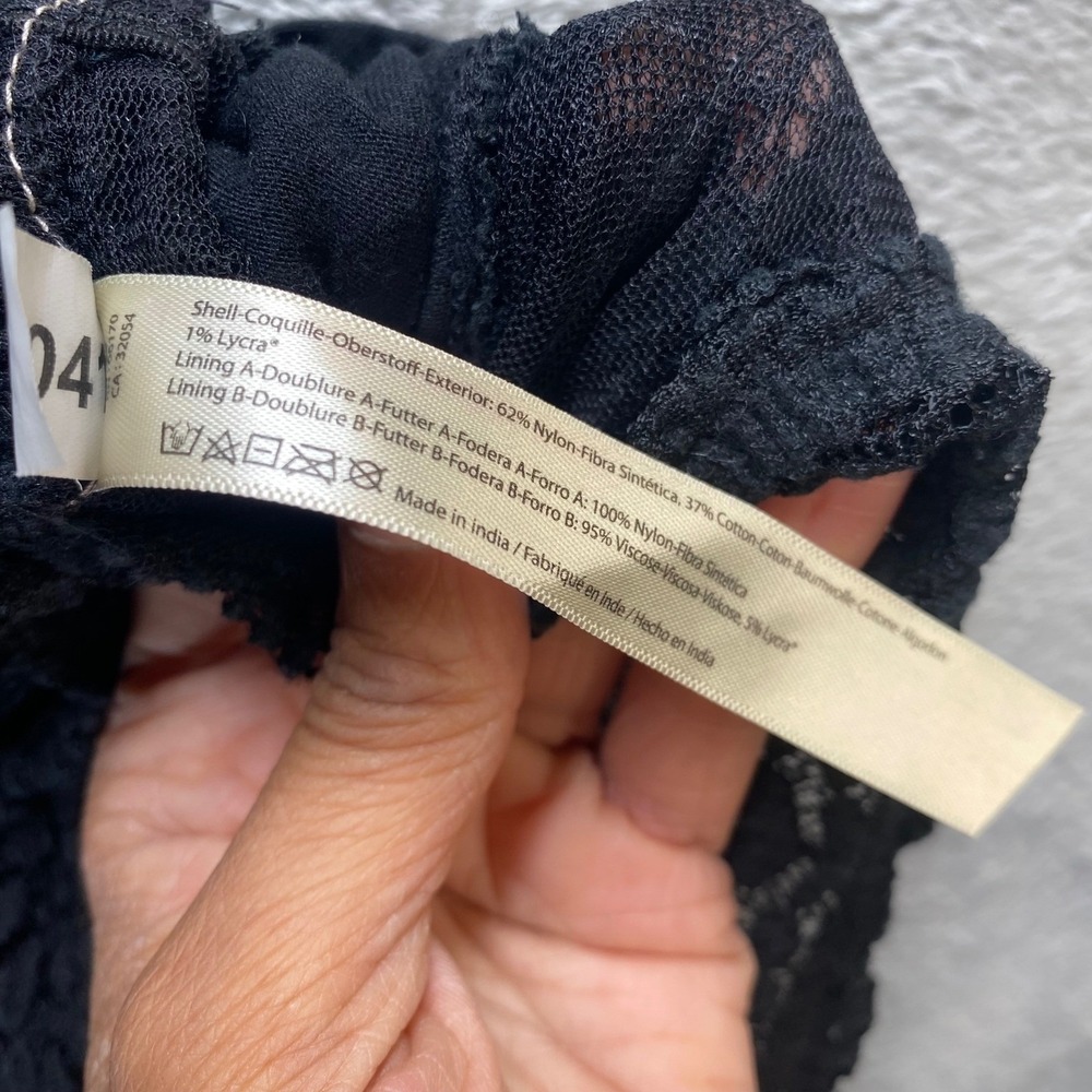 Free People FP One Lace Bralette Womens Small Boho Coquette Indie Fairy Grunge - Picture 7 of 8